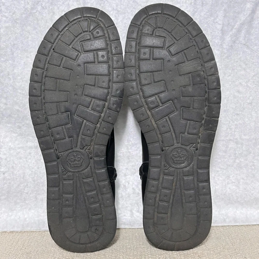 Born Womens Black Leather Nigel Lace Up Casual Comfort Tie Loafer Shoes SZ US 7